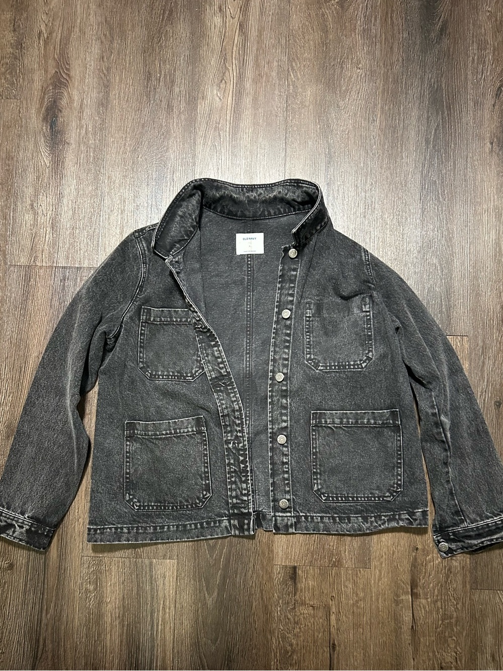 Old Navy Black/Grey Denim Jacket